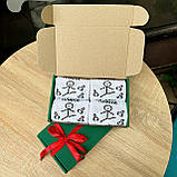 Оригінальний комплект шкарпеток чоловічих високих демісезонних білих із кумедним принтом Плани на день Br BAR, фото 6