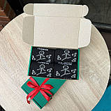 Бокс шкарпеток чоловічих довгих весна-осінь чорних практичних із класним принтом Плани на день 40-45 4 пари Br BAR, фото 6