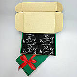 Бокс шкарпеток чоловічих довгих весна-осінь чорних практичних із класним принтом Плани на день 40-45 4 пари Br BAR, фото 4