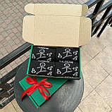 Бокс шкарпеток чоловічих довгих весна-осінь чорних практичних із класним принтом Плани на день 40-45 4 пари Br BAR, фото 5