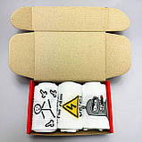 Маленький бокс шкарпеток чоловічих довгих трикотажних демісезонних з крутим принтом 40-45 3 пари для Br BAR, фото 4