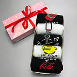 Найкращий набір шкарпеток чоловічих довгих демісезонних модних із класними малюнками 40-45 5 пар у Br BAR, фото 3