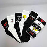 Найкращий набір шкарпеток чоловічих довгих демісезонних модних із класними малюнками 40-45 5 пар у Br BAR, фото 4