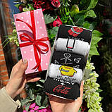 Найкращий набір шкарпеток чоловічих довгих демісезонних модних із класними малюнками 40-45 5 пар у Br BAR, фото 6