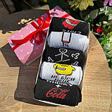 Найкращий набір шкарпеток чоловічих довгих демісезонних модних із класними малюнками 40-45 5 пар у Br BAR, фото 8