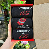 Набір шкарпеток чоловічих високих весна-осінь барвистих з яскравим веселим принтом 40-45 3 пари на Br BAR, фото 7