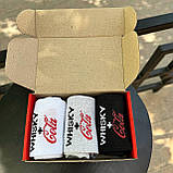 Оригінальний комплект шкарпеток чоловічих високих демісезонних з прикольною написом 40-45 3 пари на Br BAR, фото 5