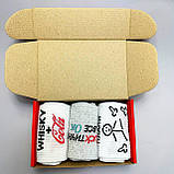 Крутий набір шкарпеток чоловічих довгих демісезонних з класним смішним принтом 40-45 3 пари ідея на Br BAR, фото 7