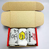 Найкращий комплект шкарпеток чоловічих високих весна-осінь із класними смішними малюнками 40-45 3 шт ідея Br BAR, фото 5