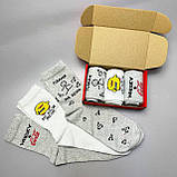 Найкращий комплект шкарпеток чоловічих високих весна-осінь із класними смішними малюнками 40-45 3 шт ідея Br BAR, фото 7