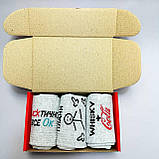 Подарунковий набір шкарпеток чоловічих довгих практичних весна осінь із крутим принтом 40-45 3 шт у Br BAR, фото 7