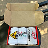 Прикольний набір шкарпеток чоловічих довгих бавовняних весна осінь із барвистим кумедним дизайном 40-45 3 Br BAR, фото 7