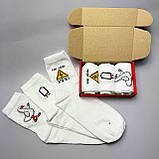 Комплект шкарпеток чоловічих високих демісезонних із барвистим яскравим акцентом 40-45 3 пари в Br BAR, фото 6