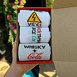 Прикольний набір шкарпеток чоловічих довгих бавовняних весна осінь із барвистим кумедним дизайном 40-45 3 Br BAR, фото 5