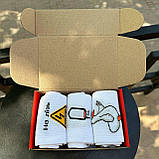 Комплект шкарпеток чоловічих високих демісезонних із барвистим яскравим акцентом 40-45 3 пари в Br BAR, фото 4