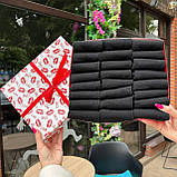 Набір шкарпеток чоловічих коротких літніх трикотажних базових однотонних чорних 41-45 24 пари в Br BAR, фото 4