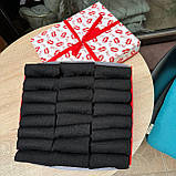 Набір шкарпеток чоловічих коротких літніх трикотажних базових однотонних чорних 41-45 24 пари в Br BAR, фото 5