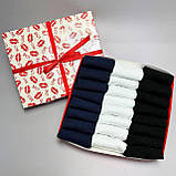 Бокс шкарпеток чоловічих коротких літніх бавовняних базових базових різнокольорових 41-45 24 пари в Br BAR, фото 4