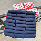 Комплект шкарпеток чоловічих коротких літніх базових практичних практичних однотонних синіх 41-45 24 шт у Br BAR, фото 2