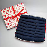 Комплект шкарпеток чоловічих коротких літніх базових практичних практичних однотонних синіх 41-45 24 шт у Br BAR, фото 5