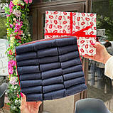 Комплект шкарпеток чоловічих коротких літніх базових практичних практичних однотонних синіх 41-45 24 шт у Br BAR, фото 7