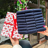 Комплект шкарпеток чоловічих коротких літніх базових практичних практичних однотонних синіх 41-45 24 шт у Br BAR, фото 8