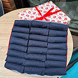 Комплект шкарпеток чоловічих коротких літніх базових практичних практичних однотонних синіх 41-45 24 шт у Br BAR, фото 9