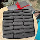 Подарунковий комплект шкарпеток чоловічих чорних коротких літніх чорних базових однотонних простих 41-45 24 Br BAR, фото 7