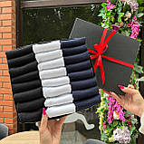 Бокс шкарпеток чоловічих різнокольорових коротких літніх міцних 41-45 24 пари в прикольній подарунковій Br BAR, фото 6