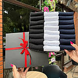 Бокс шкарпеток чоловічих різнокольорових коротких літніх міцних 41-45 24 пари в прикольній подарунковій Br BAR, фото 7