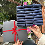 Набір шкарпеток чоловічих синіх коротких літніх повсякденних повсякденних трикотажних 41-45 24 пар на Br BAR, фото 6