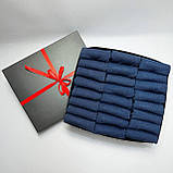 Набір шкарпеток чоловічих синіх коротких літніх повсякденних повсякденних трикотажних 41-45 24 пар на Br BAR, фото 4