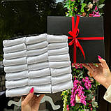 Комплект шкарпеток чоловічих білих коротких літніх простих високої якості 41-45 24 пари в коробці для Br BAR, фото 6