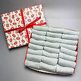 Комплект шкарпеток чоловічих сірих укорочених літніх простих повсякденних 41-45 24 пари в коробці для Br BAR, фото 5