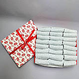 Комплект шкарпеток чоловічих сірих укорочених літніх простих повсякденних 41-45 24 пари в коробці для Br BAR, фото 6