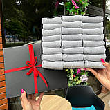 Бокс подарункових шкарпеток чоловічих сірих коротких на літо практичних однотонних 41-45 24 пари в Br BAR, фото 4