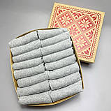 Подарунковий набір шкарпеток чоловічих сірих коротких на літо простих однотонних 41-45 16 пар у коробці для Br BAR, фото 3