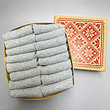 Подарунковий набір шкарпеток чоловічих сірих коротких на літо простих однотонних 41-45 16 пар у коробці для Br BAR, фото 5