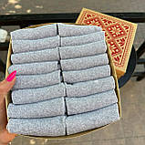 Подарунковий набір шкарпеток чоловічих сірих коротких на літо простих однотонних 41-45 16 пар у коробці для Br BAR, фото 6