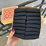 Повсякденний набір шкарпеток чоловічих чорних коротких на літо 41-45 16 пар на прикольний подарунок для Br BAR, фото 3