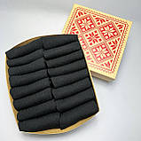 Повсякденний набір шкарпеток чоловічих чорних коротких на літо 41-45 16 пар на прикольний подарунок для Br BAR, фото 5