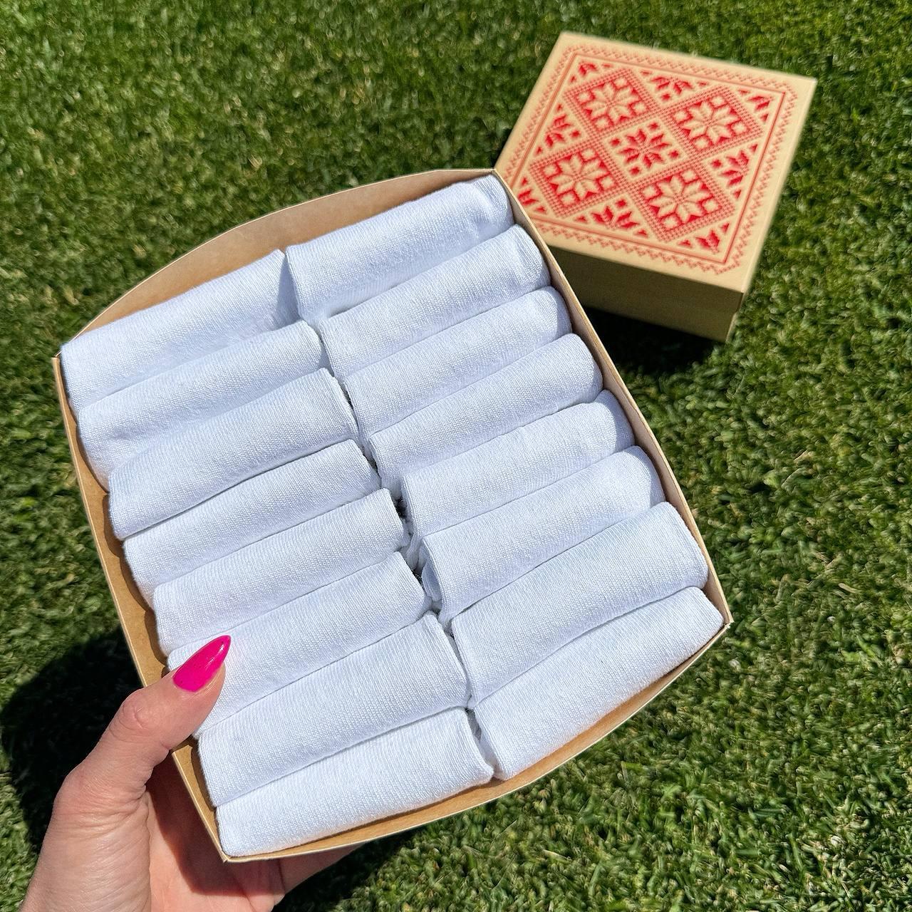 Найкращий набір шкарпеток чоловічих білих літніх базових базових укорочених якісних 41-45 16 пар у Br BAR, фото 1