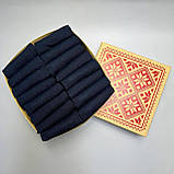 Прикольний бокс шкарпеток чоловічих синіх літніх укорочених повсякденних однотонних 41-45 16 пар на Br BAR, фото 4