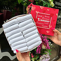 Базовий бокс шкарпеток чоловічих білих літніх коротких повсякденних повсякденних міцних 41-45 16 пар у Br BAR