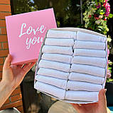 Подарунковий бокс шкарпеток чоловічих на літо білих укорочених бавовняних міцних 41-45 16 пар для чоловіків Br BAR, фото 2