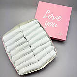 Подарунковий бокс шкарпеток чоловічих на літо білих укорочених бавовняних міцних 41-45 16 пар для чоловіків Br BAR, фото 5