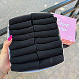 Практичний комплект шкарпеток чоловічих чорних коротких літніх бавовняних 41-45 16 пар у подарунок хлопцеві Br BAR, фото 4