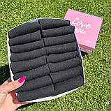 Практичний комплект шкарпеток чоловічих чорних коротких літніх бавовняних 41-45 16 пар у подарунок хлопцеві Br BAR, фото 6