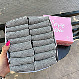 Комплект шкарпеток чоловічих сірих укорочених на літо практичних трикотажних 41-45 16 шт у прикольній Br BAR, фото 7