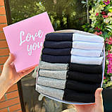 Набір шкарпеток хлопцю різнокольорових базових коротких на літо 41-45 16 шт на прикольний якісний подарунок Br BAR, фото 2